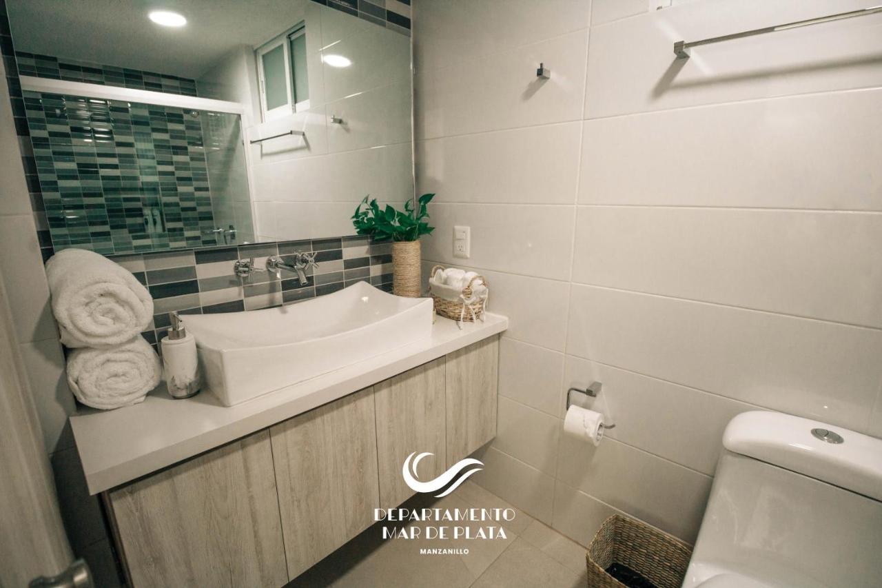 Hermoso Departamento Nuevo A 50 Metros De Playa!! Manzanillo Kültér fotó