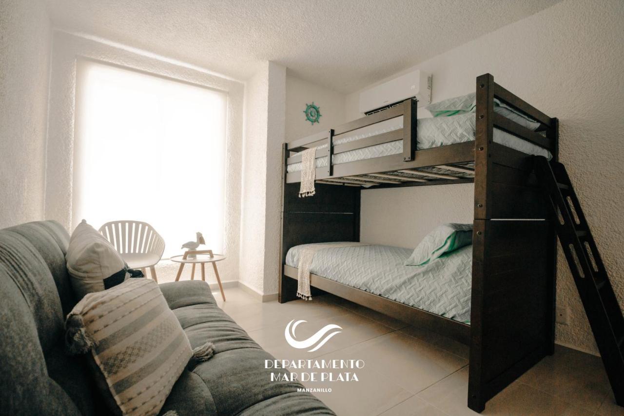 Hermoso Departamento Nuevo A 50 Metros De Playa!! Manzanillo Kültér fotó