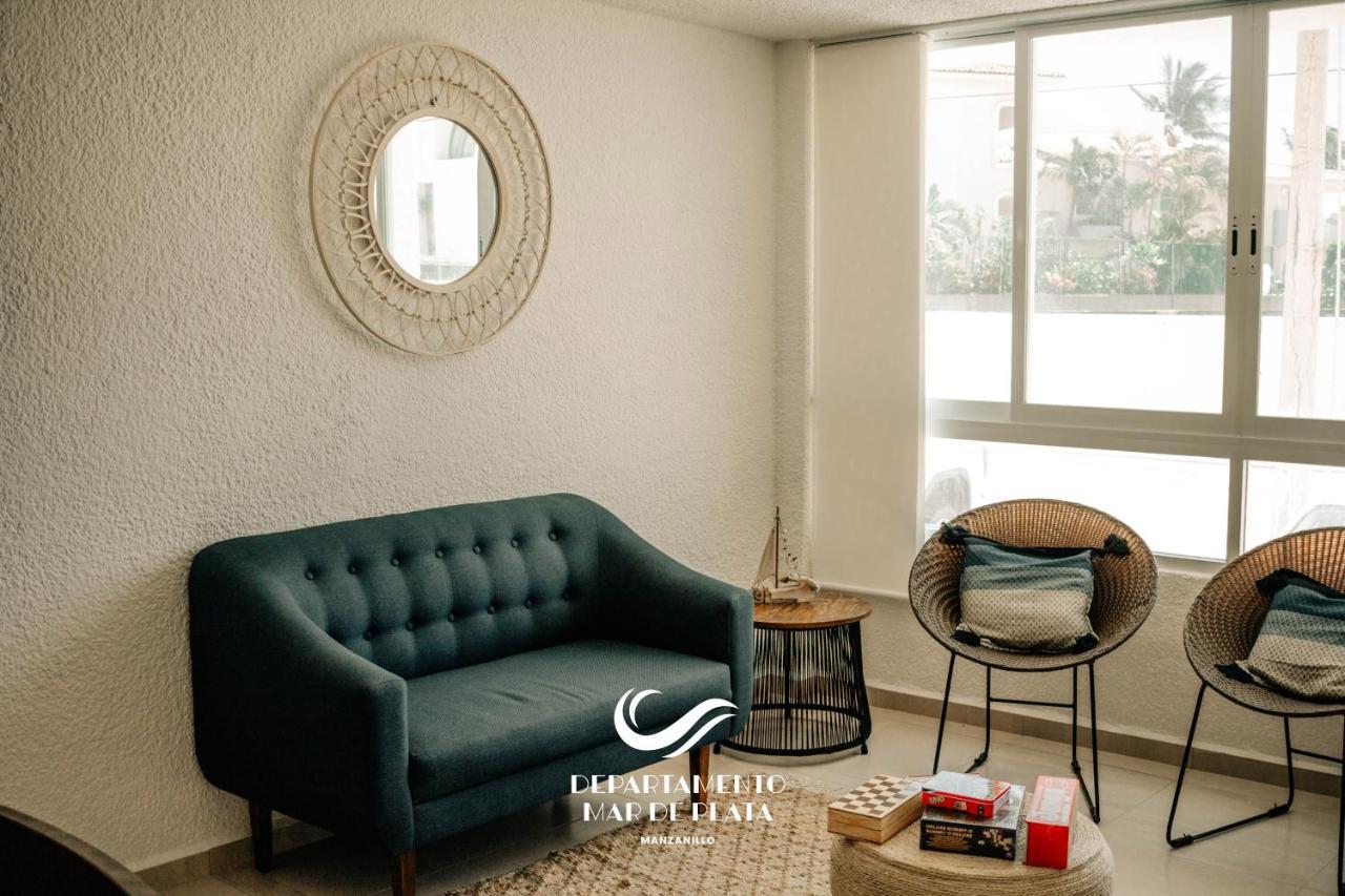 Hermoso Departamento Nuevo A 50 Metros De Playa!! Manzanillo Kültér fotó