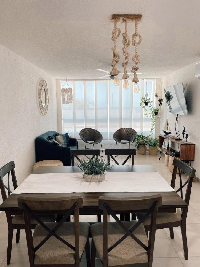 Hermoso Departamento Nuevo A 50 Metros De Playa!! Manzanillo Kültér fotó
