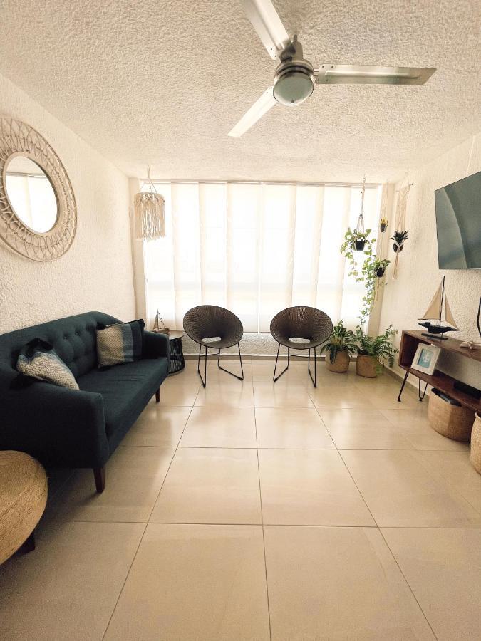 Hermoso Departamento Nuevo A 50 Metros De Playa!! Manzanillo Kültér fotó