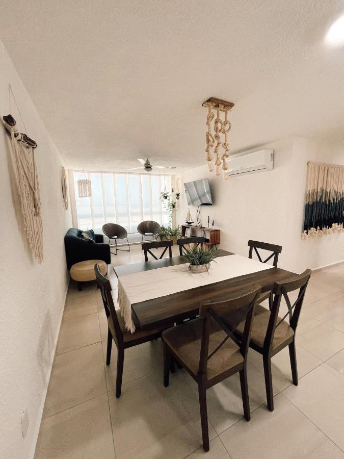 Hermoso Departamento Nuevo A 50 Metros De Playa!! Manzanillo Kültér fotó