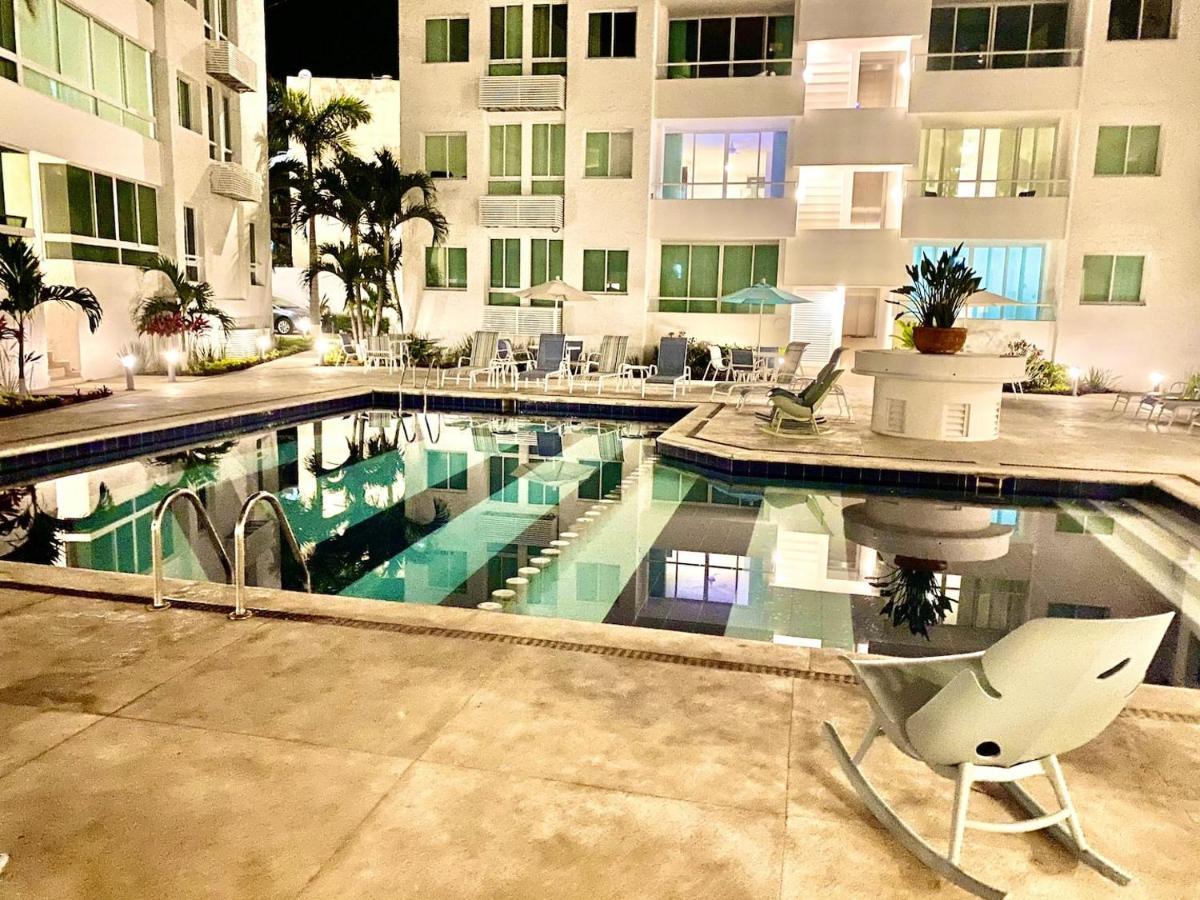 Hermoso Departamento Nuevo A 50 Metros De Playa!! Manzanillo Kültér fotó